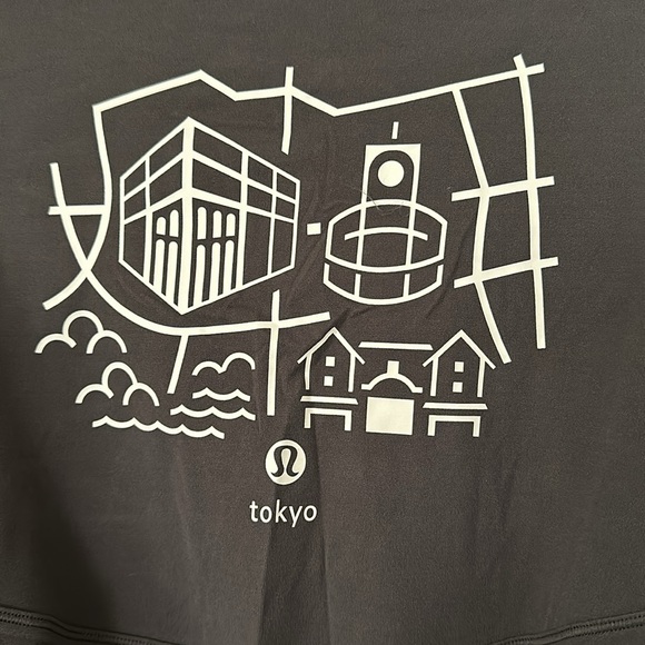 LULULEMON Tokyo Back in Action Tee Top Grey 6 🩶 - Picture 5 of 6